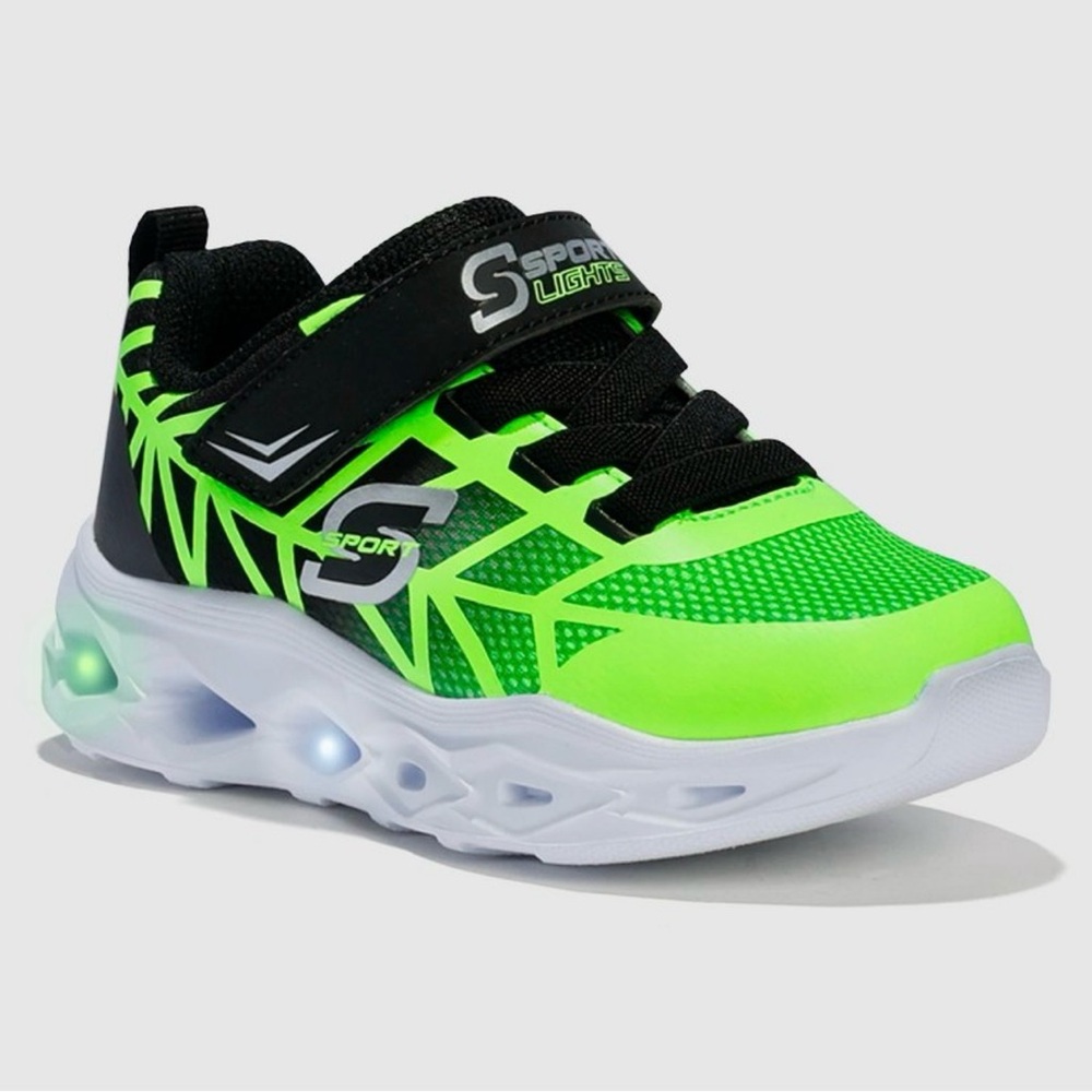 S Sport By Skechers Toddler Boy's Jayden Light-Up Sneakers - Size 6 New
